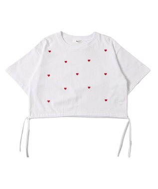 WEGO リボンデザイングラフィックショートT 柄1