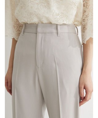 Green Parks ｅｆ－ｄｅ　テーパードパンツ Gray Beige