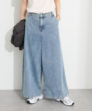 CRAFT STANDARD BOUTIQUE デニムタックパンツ Light Indigo