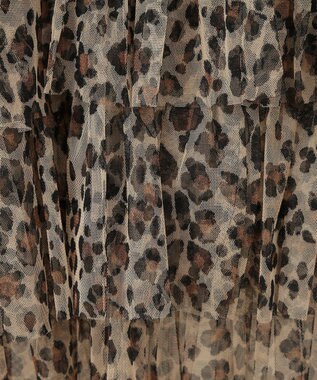 AMERICAN HOLIC ティアードチュールキャミソール Leopard
