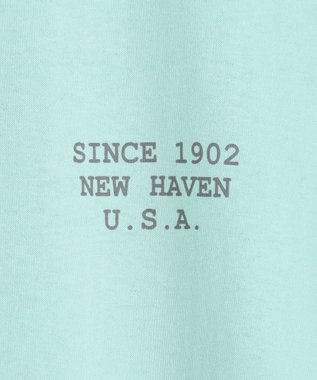 J.PRESS YORK STREET 【UNISEX】フロント＆バックプリント Tシャツ ピーコックグリーン系