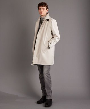 JOSEPH ABBOUD 【撥水/JAPANファブリック】 パウダーツイル コート アイボリー系