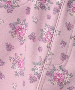 ANY KIDS 7days 裏シャギー 総柄 パンツ ピンク系小花柄