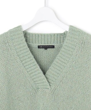 23区 L 【GLOW11月号掲載】ヘアリーラメリリー バルキー ニット スモーキーグリーン系