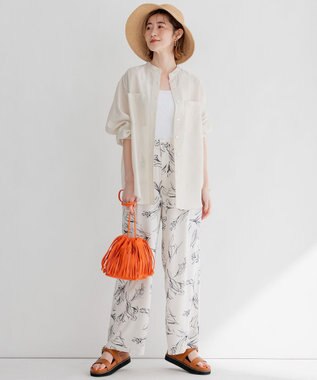 23区 【CLASSY.6月号掲載/洗える】ペーパーブレード ハット ベージュ系