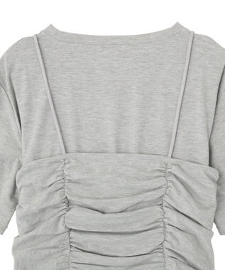 CRAFT STANDARD BOUTIQUE 2点セット ビスチェレイヤードプルオーバー Gray Mixture