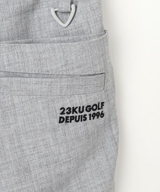 23区GOLF 【MEN】ウールライク　ワンタックテーパードパンツ ライトグレー系