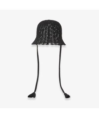 林八百吉商店 un chapeau スカラップサーモハット ブラック