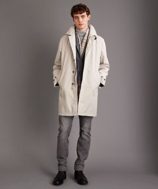JOSEPH ABBOUD 【撥水/JAPANファブリック】 パウダーツイル コート アイボリー系