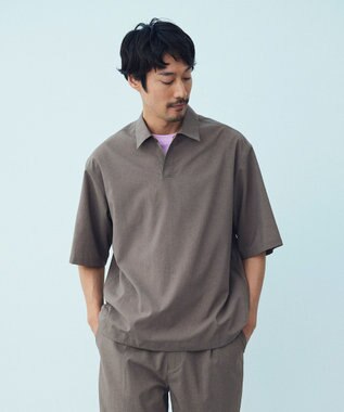 UNFILO MENS TENNEN TOUCH ポロシャツ【ギフトにもおすすめ】 チャコール