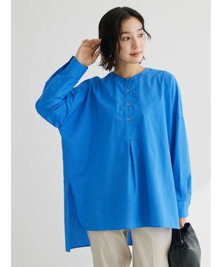 Green Parks デザインオーバーシャツ Blue