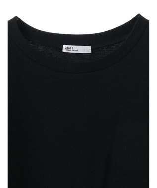 CRAFT STANDARD BOUTIQUE 袖ギャザーフレアプルオーバー Black