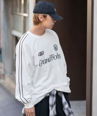 WEGO 【ユニセックス着用ITEM】ショートドロストラインプルオーバー ホワイト