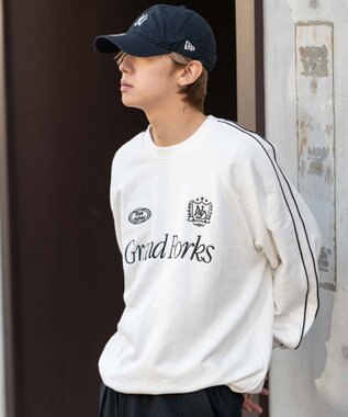 WEGO 【ユニセックス着用ITEM】ショートドロストラインプルオーバー ホワイト