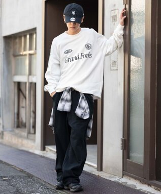 WEGO 【ユニセックス着用ITEM】ショートドロストラインプルオーバー ホワイト