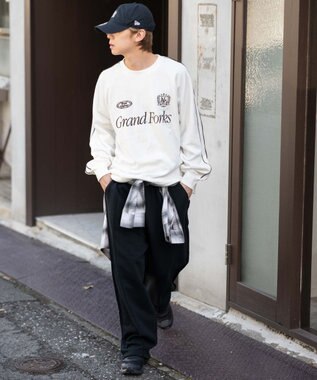 WEGO 【ユニセックス着用ITEM】ショートドロストラインプルオーバー ホワイト