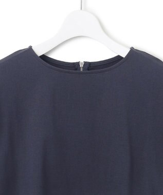 J.PRESS YORK STREET 【WOMEN】【SMOOTH JERSEY】ツイストスリーブ プルオーバー ネイビー系