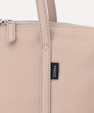 Y'SACCS イタリアンシープ　ビッグトート グレージュ