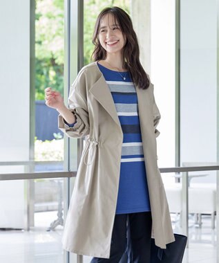  着流しパフスリーブコート