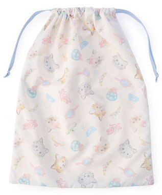 Chacott Cat巾着L オフホワイト