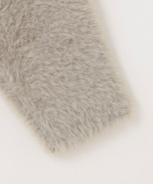 ANY SIS S 【洗える】シャギーニット アウター ベージュ