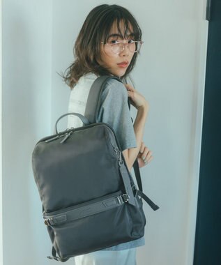 ACE BAGS & LUGGAGE W&.Day/Night リッカノーツ スクエアリュック A4サイズ 13.3インチPC収納 19161 ダブルアンドデイナイト ダークグレー