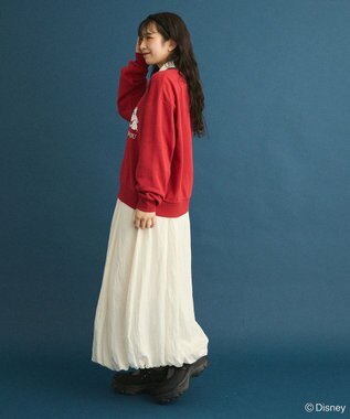 Green Parks １０１匹わんちゃん／プリント裏毛スウェット Red