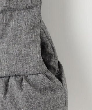 組曲 KIDS 【110-140㎝】ウールライク ダウンコート ライトグレー系