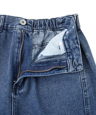 Green Parks ・ＳＵＧＡＲ　ＳＰＯＯＮ　タックデニムワイドパンツ Indigo