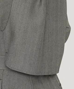 uncrave ヘリンボーンスーツ オールインワン（uncrave WHITE） へリンボーンブラック