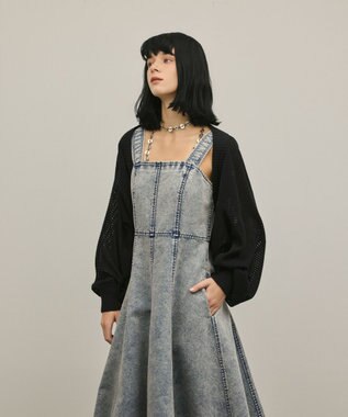 GRACE CONTINENTAL ボレロニットカーディガン ブラック