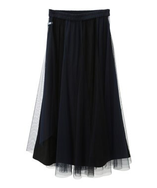 YECCA VECCA 【2点SET】マルチwayチュールスカート Navy