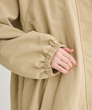 Green Parks 撥水加工ミディ丈マウンテンパーカー Beige