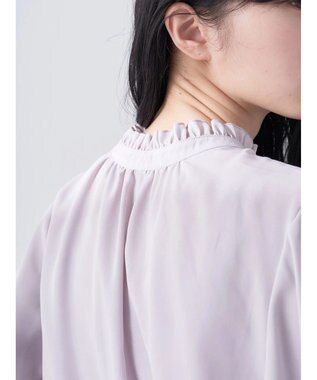 earth music&ecology ２ＷＡＹスタンドフリルブラウス Pink