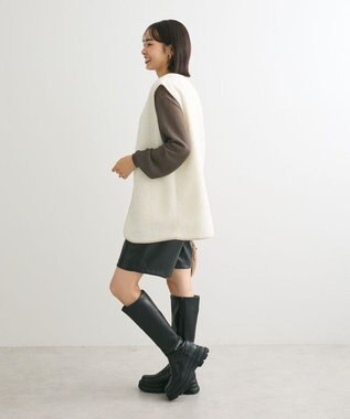 Green Parks レザーショートパンツ Black