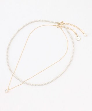 TOCCA BIJOUX＆BABY PEARL NECKLACE 2連セットネックレス ゴールド系