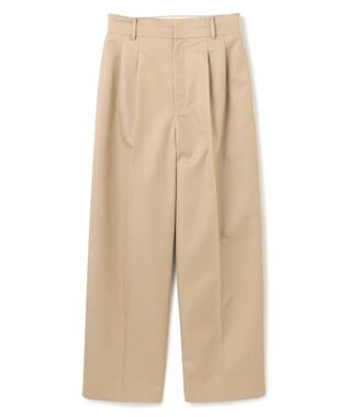 uncrave チノギャバジン ベーシックトラウザー ベージュ