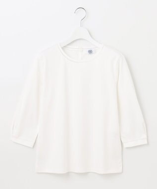 J.PRESS LADIES L 【接触冷感・UVケア】 スムースジャージー カットソー ホワイト系