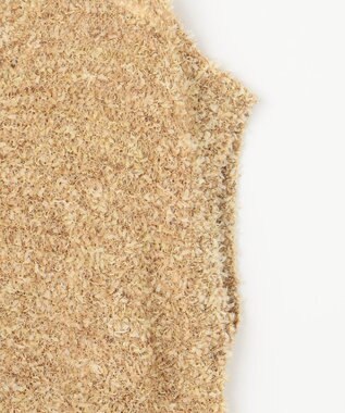 自由区 S ファンシーラメスラリット ニット モカ