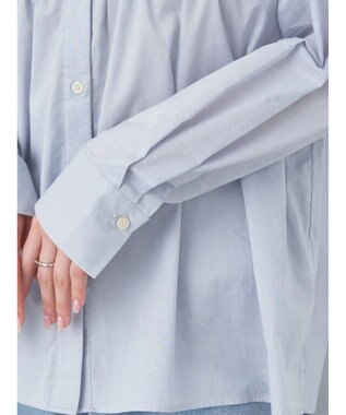 earth music&ecology ピンタックレースブラウス Sax