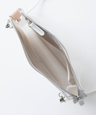 TRICOTE 【2WAY】PVC ミックス スマホ ポーチ / ショルダー 90WHITE