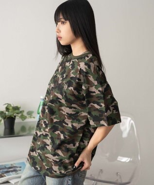 WEGO ヴィンテージウォッシュグラフィックビッグT 柄1