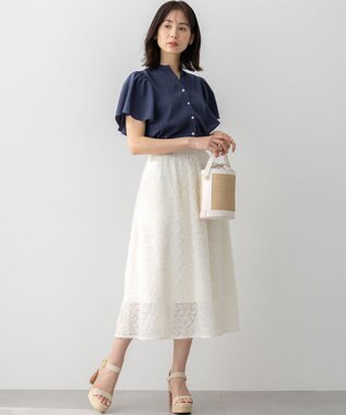 組曲 フェザーチュール スカート オフベージュ系