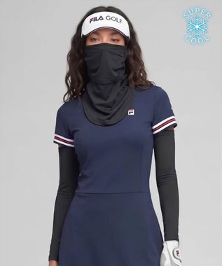 FILA GOLF／marie claire 【marie claire SPORT】 スーパーナイロンクール｜超接触冷感フェイスカバー＆アームカバーセット