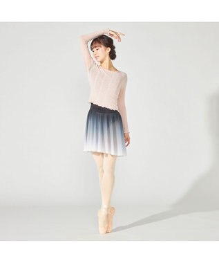 Chacott 【ノーソーイングニット】メロウニットトップ グレイッシュローズ