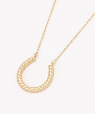 J.PRESS LADIES 【リバーシブル】ツイスト ネックレス ケシウスゴールド系