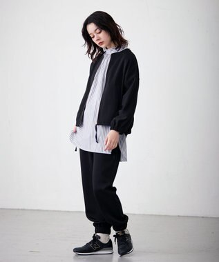 J.PRESS YORK STREET 【WOMEN】ジョグパンツ ブラック系