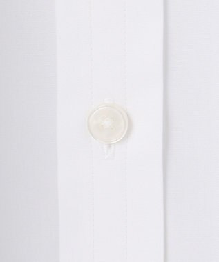 GOTAIRIKU 【形態安定】PREMIUMPLEATS_スナップダウン_通年ドレスシャツ（無地/織柄） 無地/ホワイト系