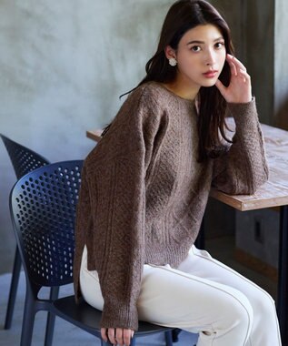 Tiaclasse ビジューパールフラワーピアス ゴールド