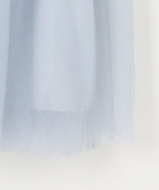 組曲 KIDS 【150-160㎝】ブルーミングフラワー ドレス サックスブルー